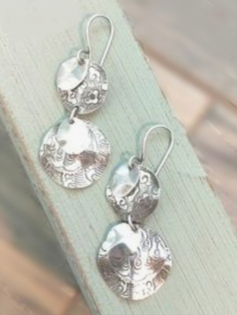 RARE Silpada 925 Sterling Silver CHA CHA Earrings W2057